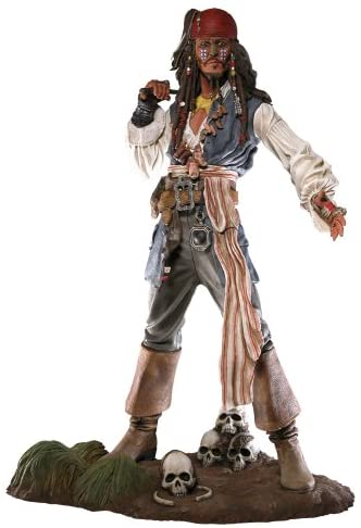 NECA Pirates of the Caribbean Cannibal Jack Sparrow 18" Resin - figurineforall.com