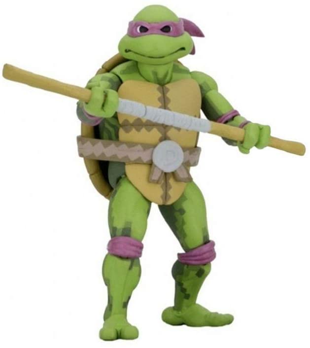NECA Teenage Mutant Ninja Turtles in Time Donatello 6 Inch Action Figure - figurineforall.com
