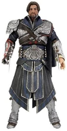 NECA Assassin's Creed: Ezio Action Figure (Onyx Costume Unhooded) (Onyx) Limited - figurineforall.com