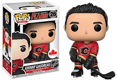 NHL Hockey POP 026: Calgary Flames- Johnny Gaudreau (Home) Exclusive - figurineforall.com