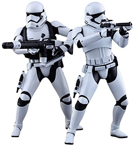 Hot Toys 1:6 Scale Star Wars The Force Awakens First Order Stormtrooper Figure (Pack of 2) - figurineforall.com