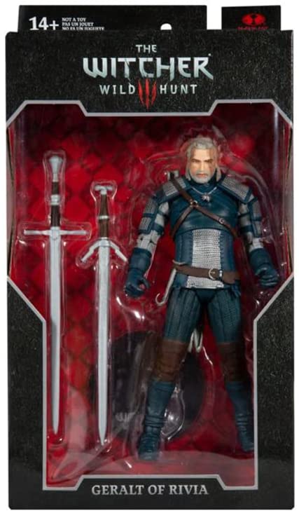 The Witcher Gaming Geralt of Rivia (Viper Armor: Teal) 7 Inch Action Figure - figurineforall.com