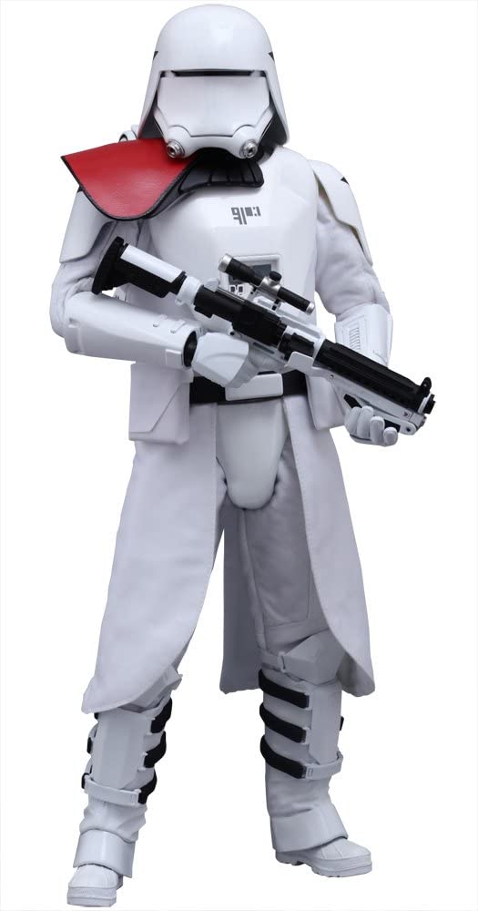 Hot Toys 1:6 Scale Star Wars The Force Awakens First Order Snowtrooper Officer Toy (White) - figurineforall.com