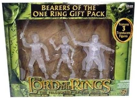 Lord of the Rings Twilight Frodo, Prologue Bilbo, Twilight Gollum One Ring 3-Pack - figurineforall.com