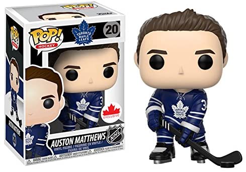 Pop NHL 3.75 Inch Action Figure Toronto Maple Leafs - Auston Matthews #20 - figurineforall.com