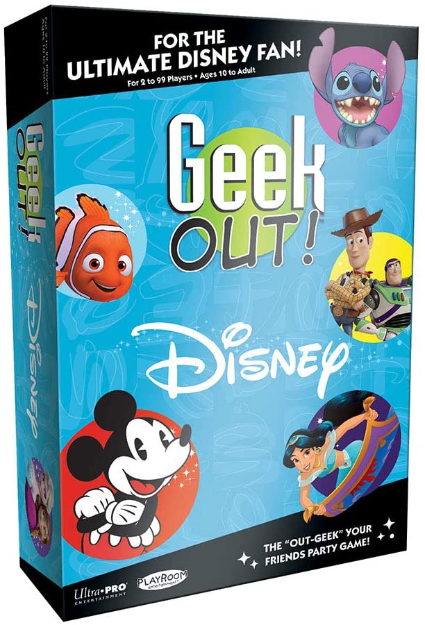 Geek Out! Disney Party Game | Enchanting Version of Popular Geek Out Board Game | A Trivia Bluffing Game Featuring Favorite Disney Characters - figurineforall.com