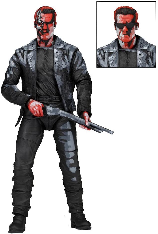 NECA Terminator 2: T-800 (Video Game Appearance) Action Figure - figurineforall.com