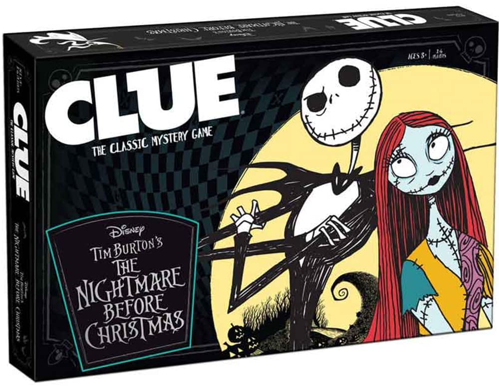 Clue Disney The Nightmare Before Christmas Tim Burton’s Mystery Edition Board Game - figurineforall.com