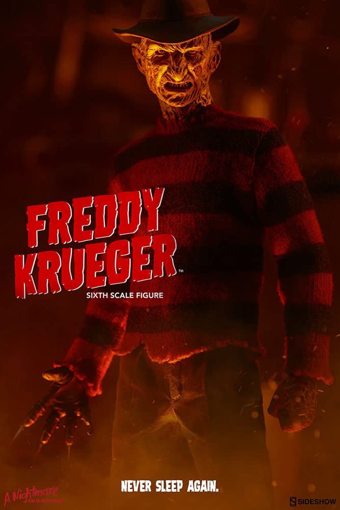 A Nightmare on Elm Street Freddy Krueger 12 Inch 1/6 Scale Collectible Figure 100359 - figurineforall.com