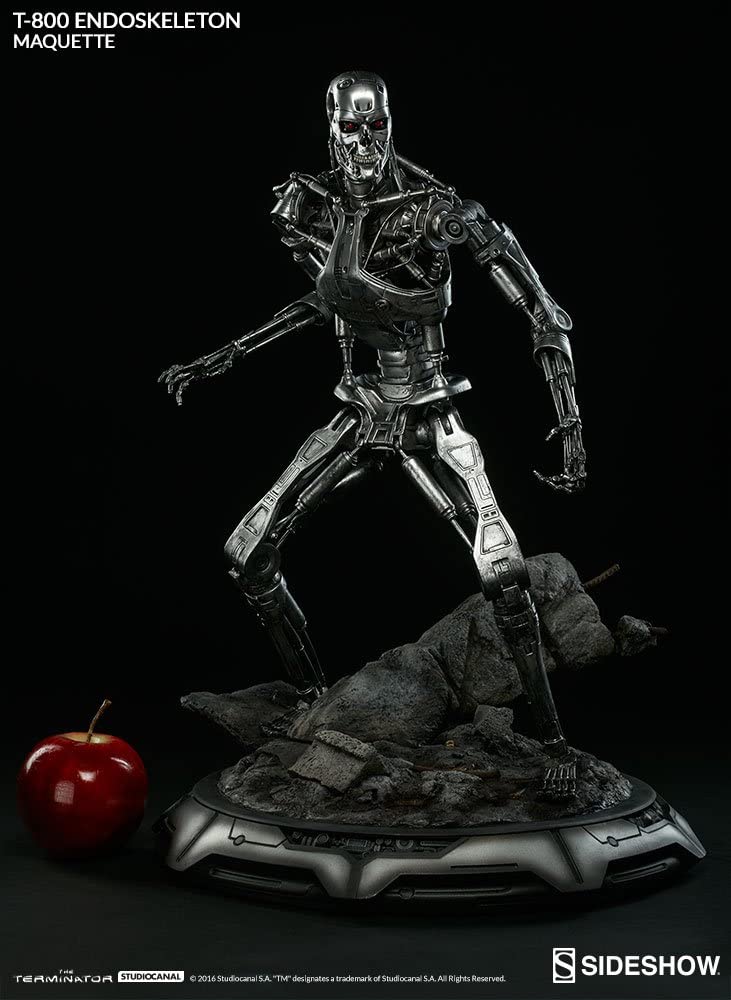 Terminator T-800 Endoskeleton 1/4 Scale Maquette Statue 300157 - figurineforall.com