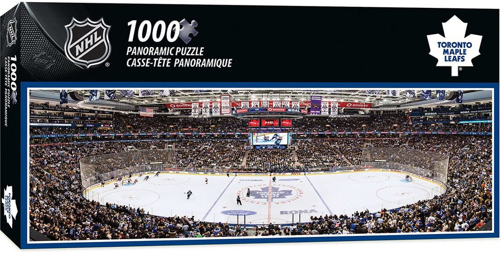 Puzzle 1000 Piece Panoramic - NHL Hockey Toronto Maple Leafs Stadium Panoramic Jigsaw Puzzle - figurineforall.com