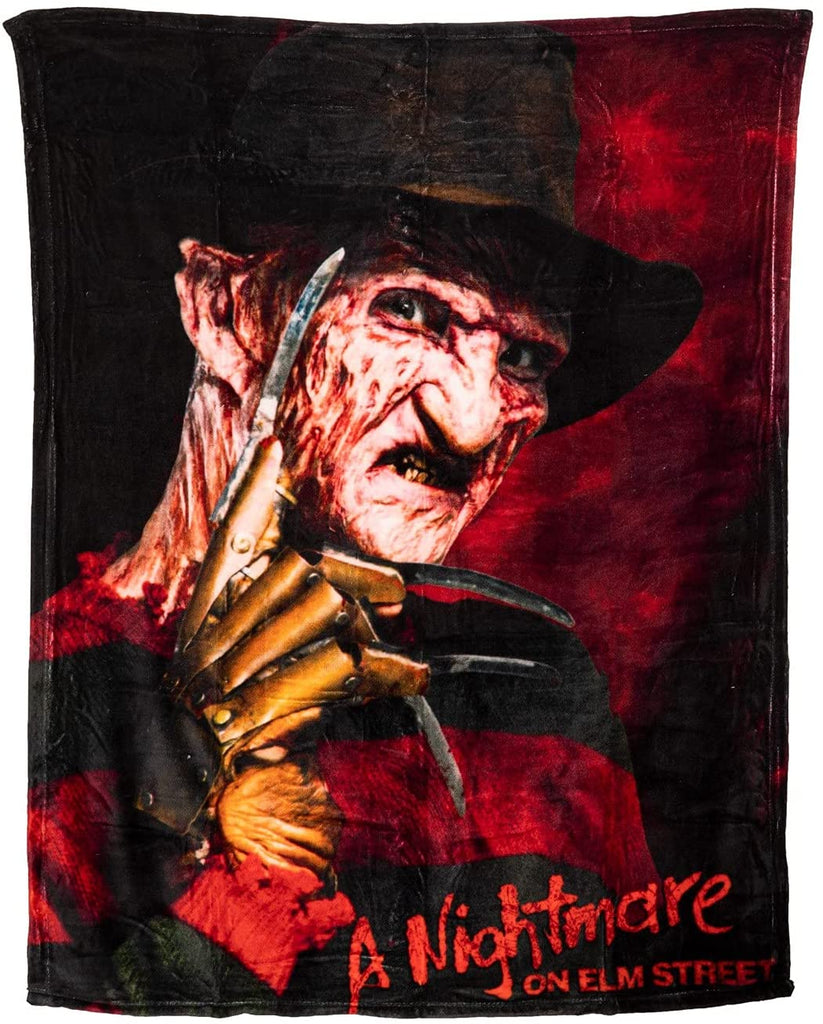 Northwest Horror 46 x60 Nightmare On Elm Street Freddy Krueger Blanket Throw - figurineforall.com