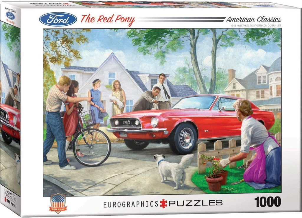 Puzzle 1000 Piece - The Red Pony by Nestor Taylor Jigsaw Puzzle - figurineforall.com