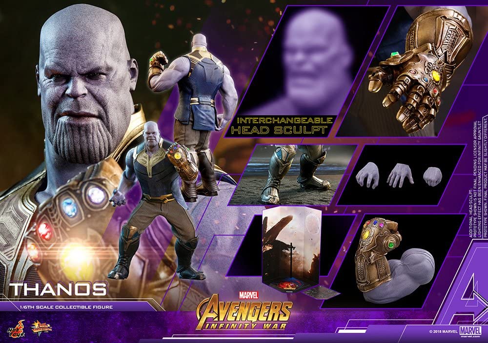Avengers Infinity War Thanos 1/6 Scale 16 Inch Figure - figurineforall.com