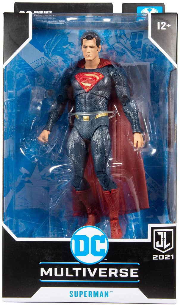 DC Multiverse Justice League Movie 2021 Superman Red & Blue Suit Exclusive 7 Inch Action Figure - figurineforall.com