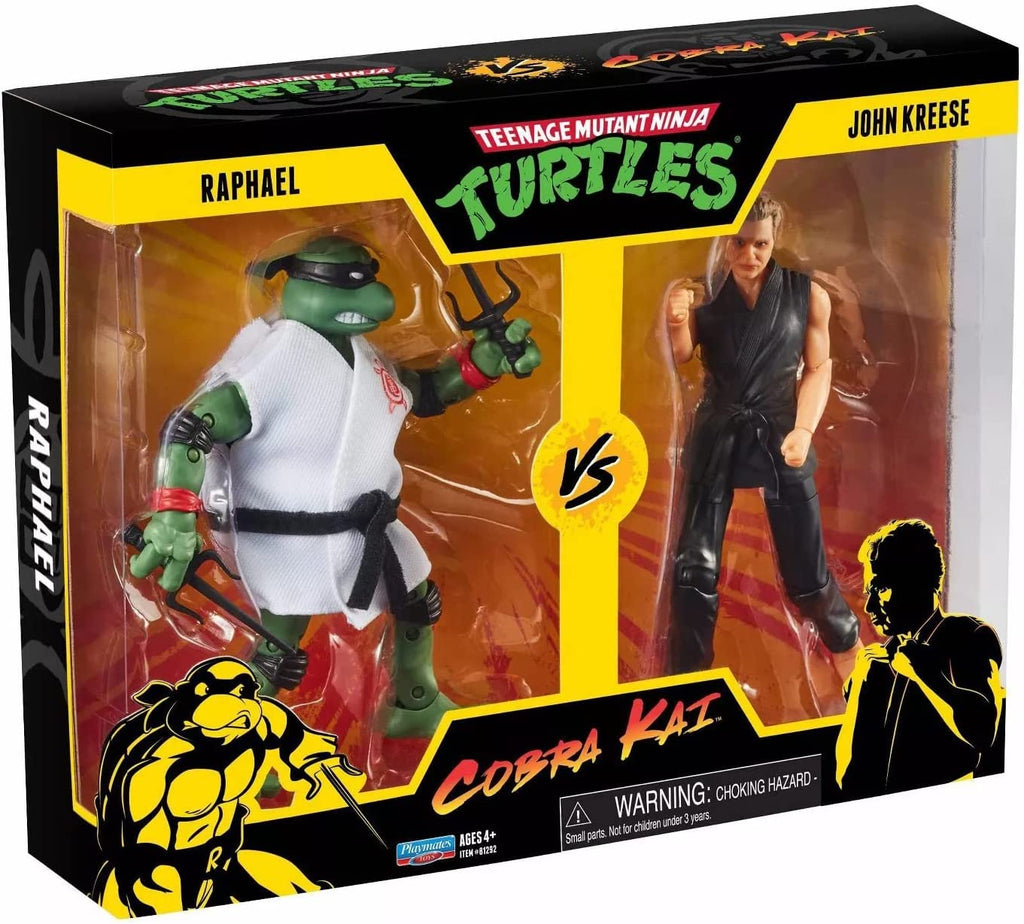 Teenage Mutant Ninja Turtles vs. Cobra Kai Raph vs. John Kreese 2 Pack - figurineforall.com