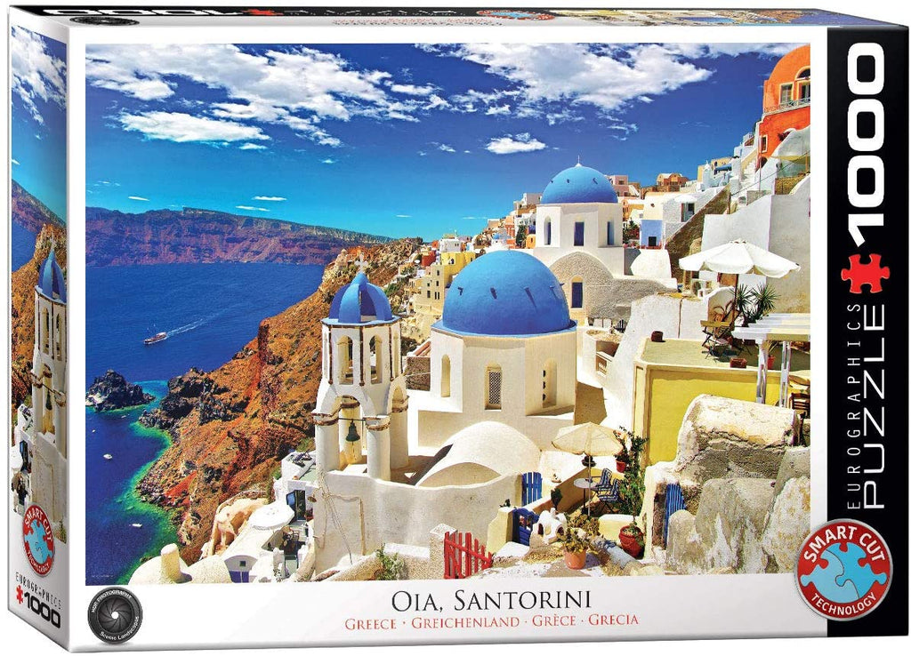 Puzzle 1000 Piece - Oia Santorini Greece Jigsaw Puzzle 6000-0944 - figurineforall.com