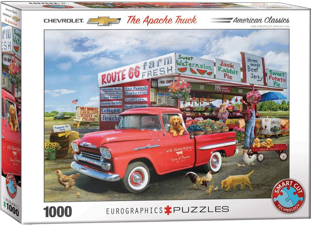 Puzzle 1000 Piece - The Apache Truck by Greg Giordano Jigsaw Puzzle 6000-5337 - figurineforall.com