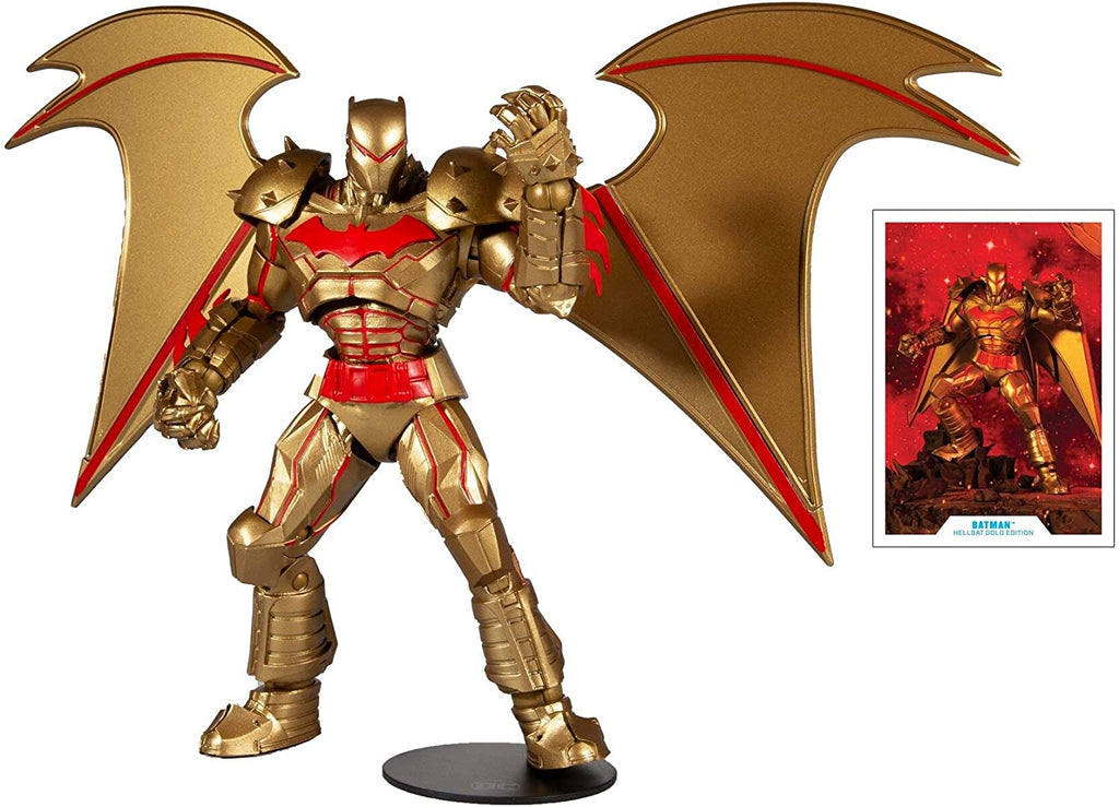 McFarlane Toys DC Multiverse Batman Hellbat Gold Edition 7" Action Figure - figurineforall.com