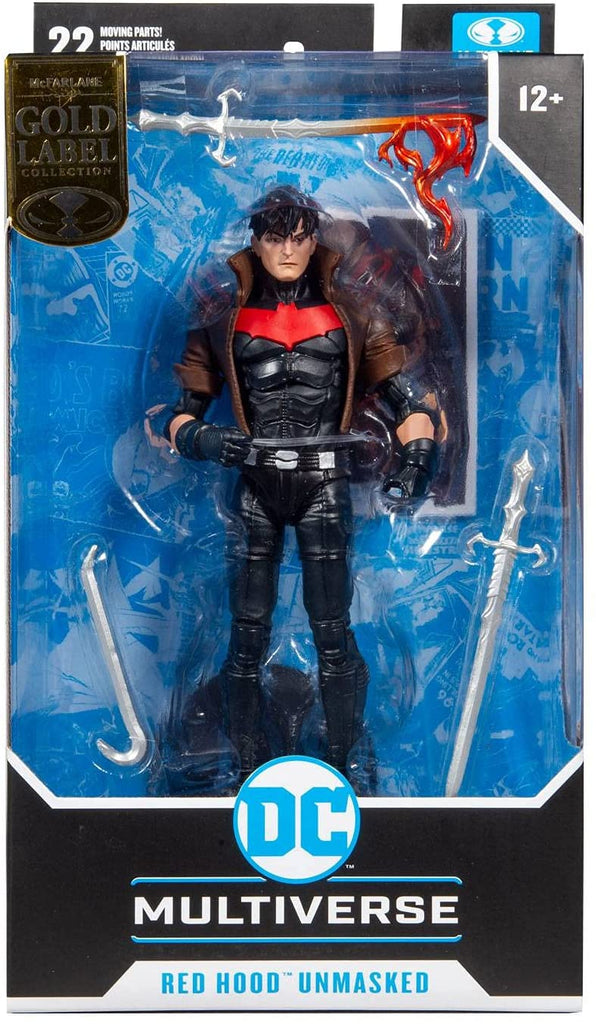 DC Multiverse Comic New 52 Red Hood Unmasked (Gold Label) 7 Inch Action Figure - figurineforall.com