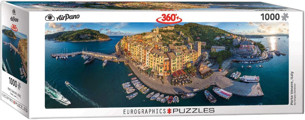 Puzzle 1000 Piece Panoramic - Porto Venere Italy Panoramic Jigsaw Puzzle - figurineforall.com