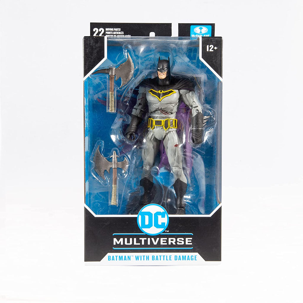 DC Multiverse Batman: Dark Nights Metal Batman 7 Inch Action Figure With Battle Damage - figurineforall.com
