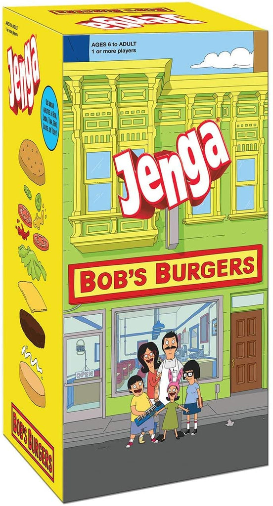 Jenga Bob's Burgers Edition Game Beat Jimmy Pesto Bosses - figurineforall.com