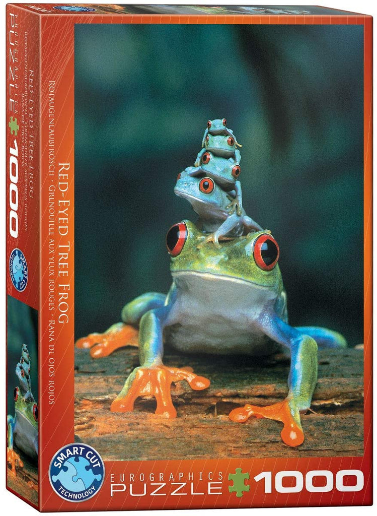 Puzzle 1000 Piece - Red Eyed Tree Frog Jigsaw Puzzle 6000-3004 - figurineforall.com