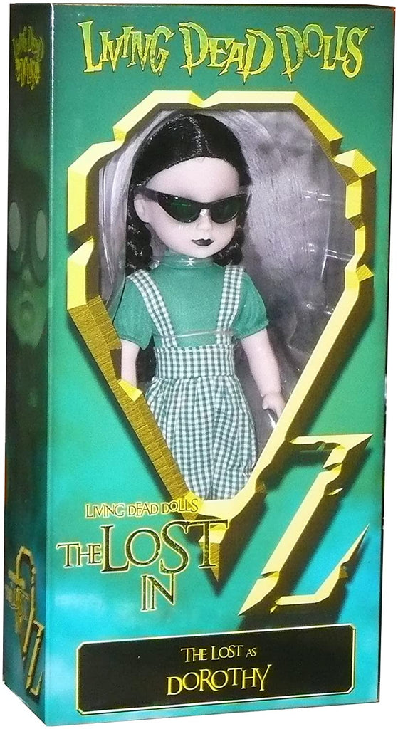 Living Dead Dolls Presents The Lost In OZ Exclusive Emerald City Variant - The Lost as Dorothy Variant 10 Inch Doll - figurineforall.com