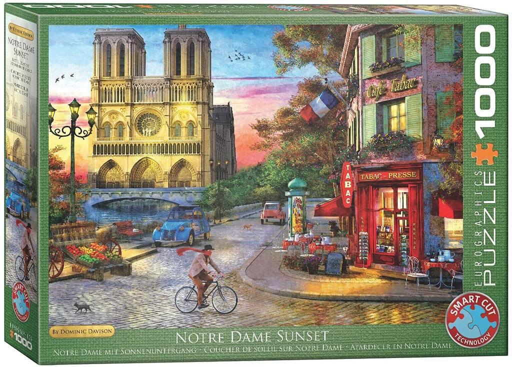 Puzzle 1000 Piece - Notre Dame by Dominic Davison Jigsaw Puzzle 6000-5530 - figurineforall.com