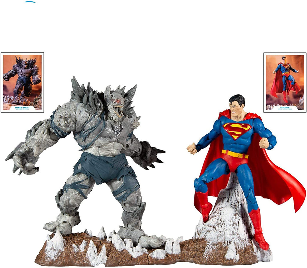 DC Multiverse Comic Superman Vs Devastator (Batman Earth-1) 7 Inch Multipack Action Figure - figurineforall.com