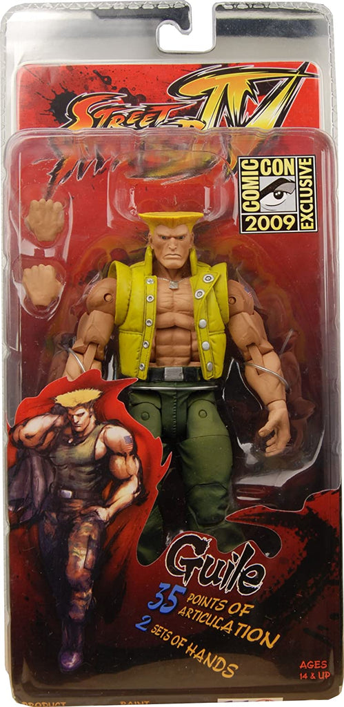 NECA Street Fighter 4 "Guile in Charlie Costume Comicon 2009 Exclusive - figurineforall.com