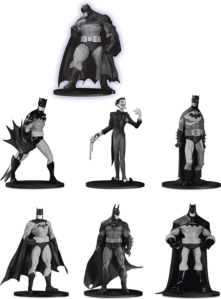DC Collectibles Batman Black & White Mini Figure 7 Pack Box Set Three #3 - figurineforall.com