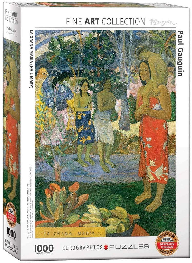 Puzzle 1000 Piece - Hail Mary (La Orana Maria) by Paul Gauguin Jigsaw Puzzle 6000-0835 - figurineforall.com