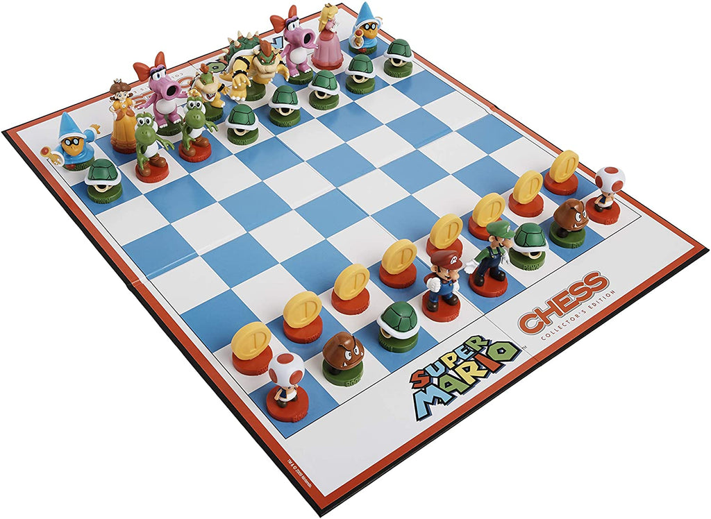 Chess Set Super Mario Tin Box Collectors Edition Set
