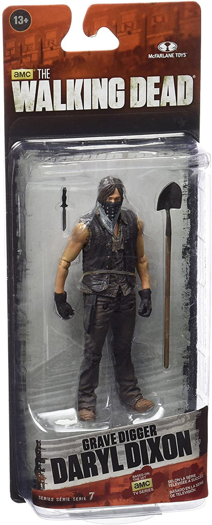 McFarlane Toys The Walking Dead TV Series 7 Exclusive Grave Digger Daryl Dixon Action Figure - figurineforall.com