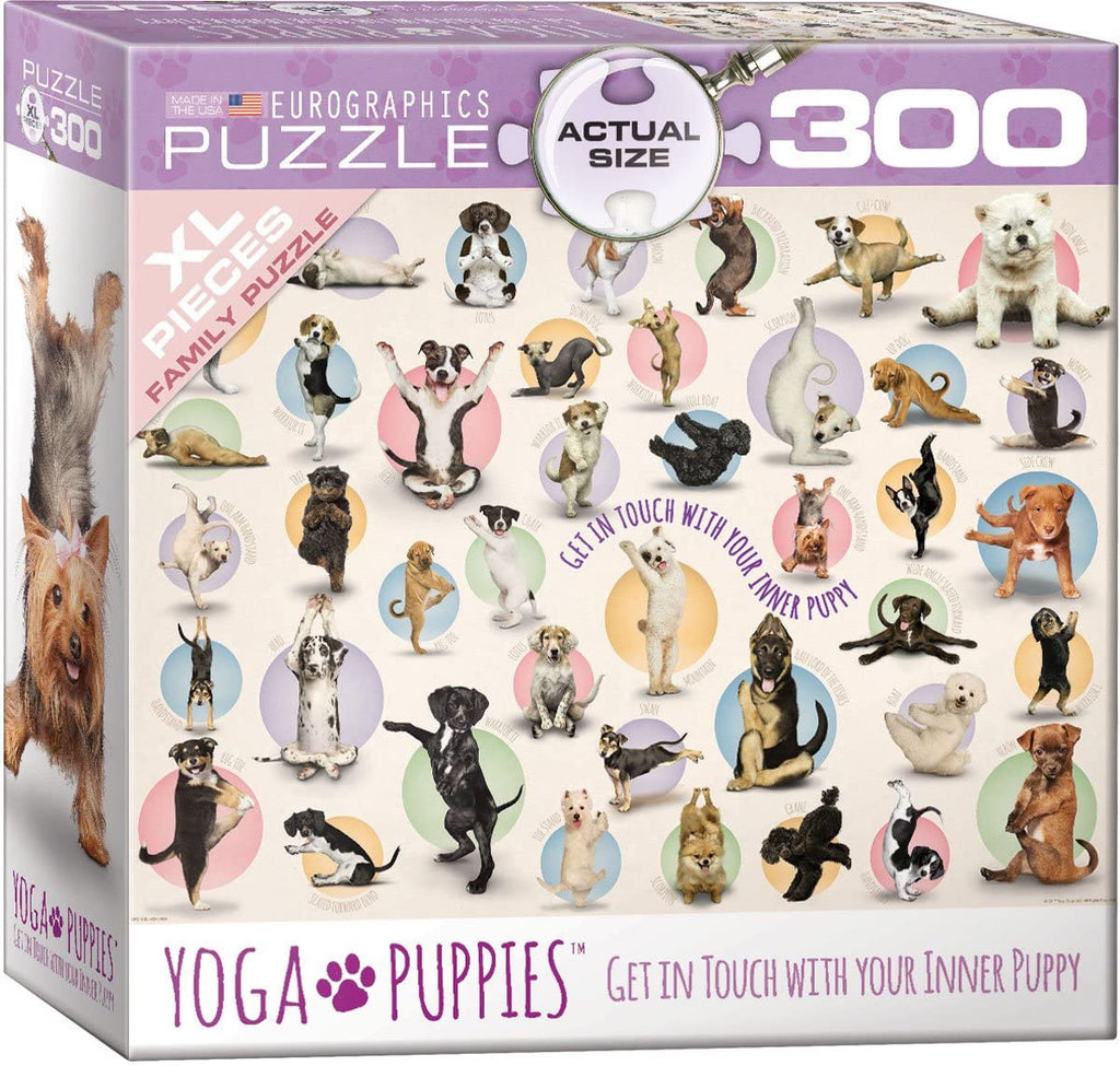Puzzle 300 Piece - Yoga Puppies Jigsaw Puzzle - figurineforall.com