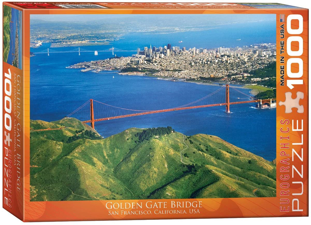 Puzzle 1000 Piece - Golden Gate Bridge, California Jigsaw Puzzle 6000-0548 - figurineforall.com