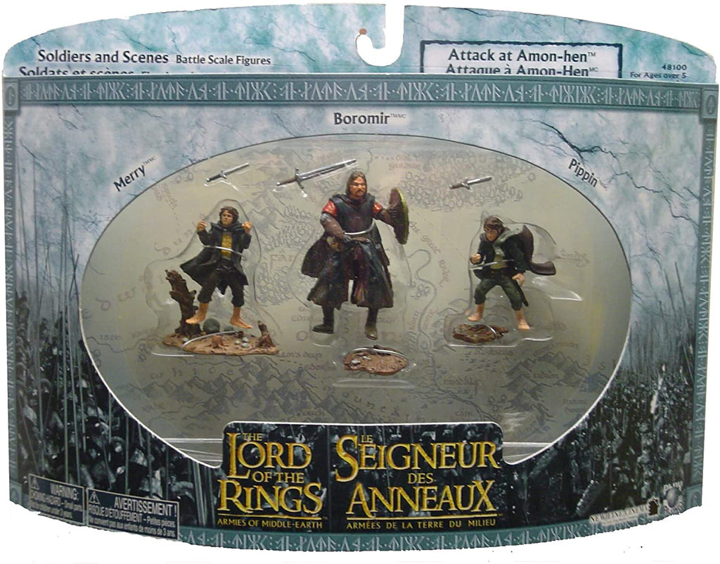 Lord of the Rings AOME Soldiers And Scenes Attack At Amon Hen New Package! - figurineforall.com
