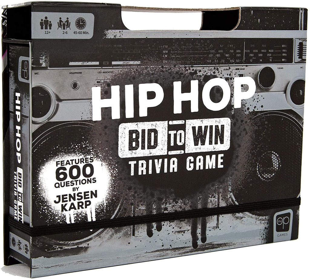 Trivia Hip Hop Bid to Win Trivia Game Music Questions Board Game - figurineforall.com