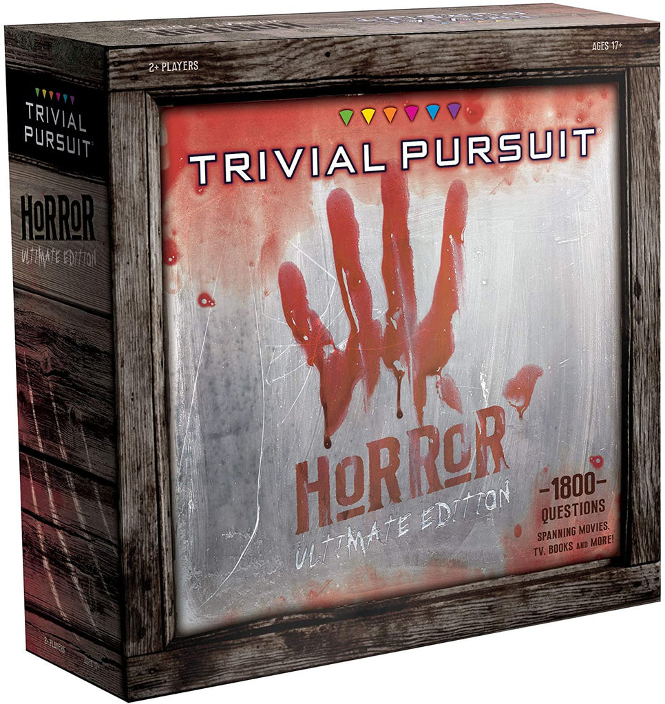 Trivial Pursuit Horror Ultimate Edition Trivia 1800 Questions Board Game - figurineforall.com