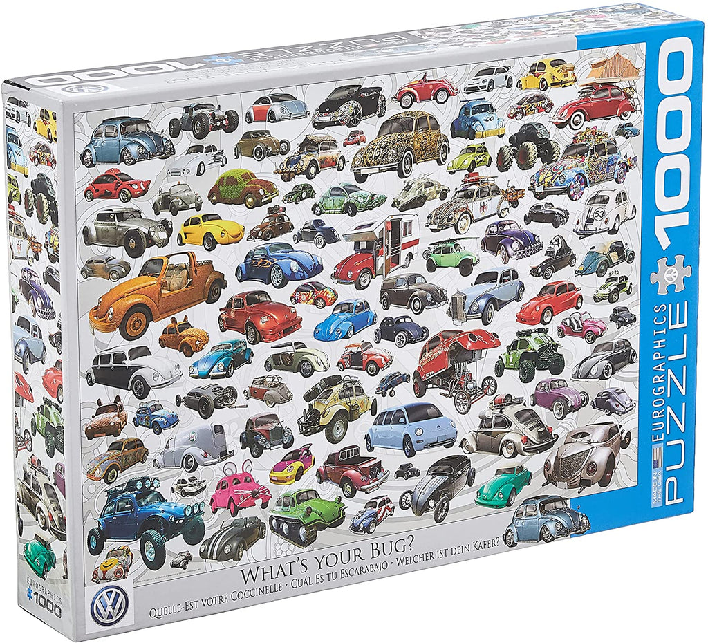 Puzzle 1000 Piece - VW Beetle What's Your Bug? Jigsaw Puzzle - figurineforall.com