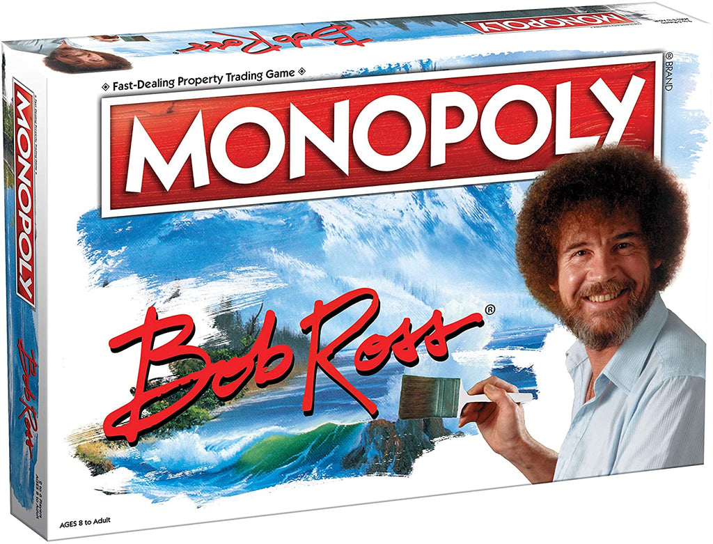 Monopoly Bob Ross Board Game - figurineforall.com