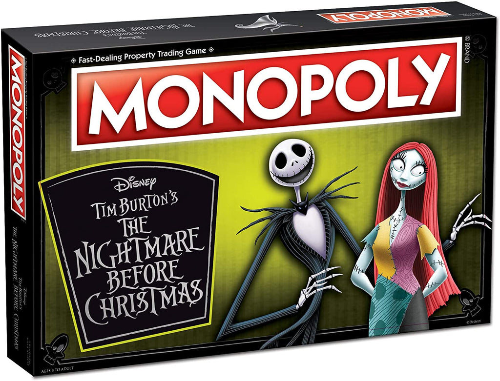 Monopoly Disney Nightmare Before Christmas Board Game - figurineforall.com