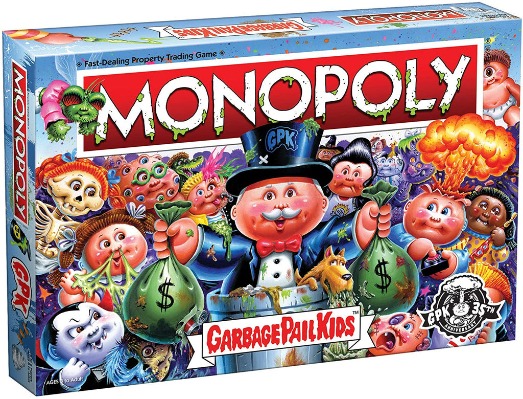 Monopoly Garbage Pail Kids Board Game - figurineforall.com
