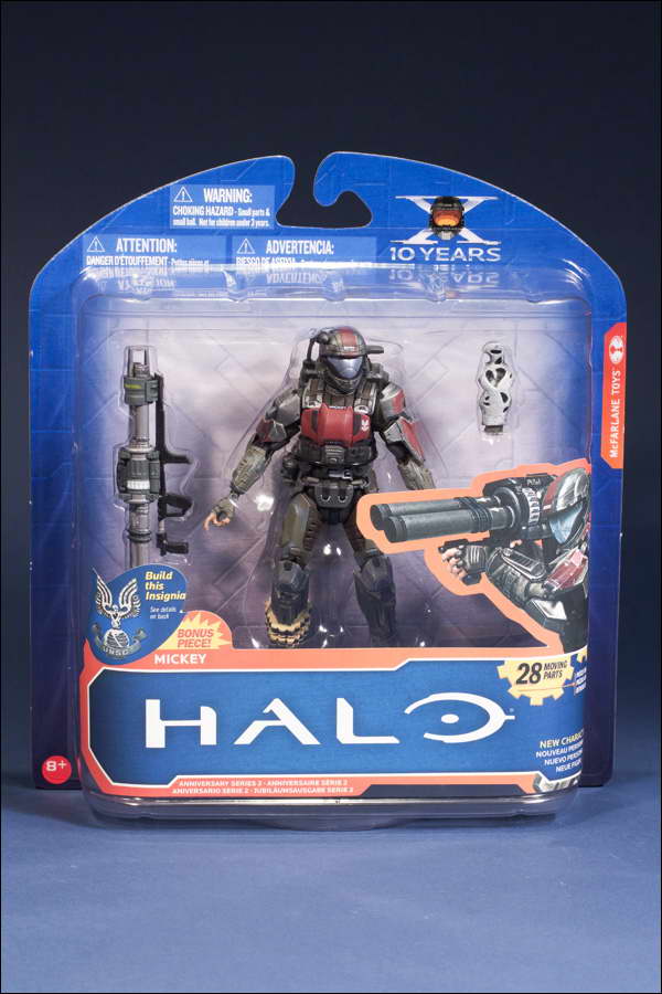 Halo: Combat Evolved 10th Anniversary Series 2 Mickey 5.5 Inch Action Figure - figurineforall.com