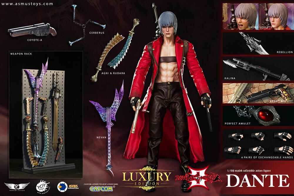 Devil May Cry III Dante Deluxe Version 1/6 Scale 12 Inch Figure