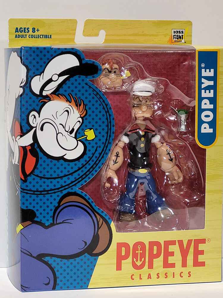 Popeye Classics: Popeye The Sailor 1:12 Scale 6 Inch Action Figure