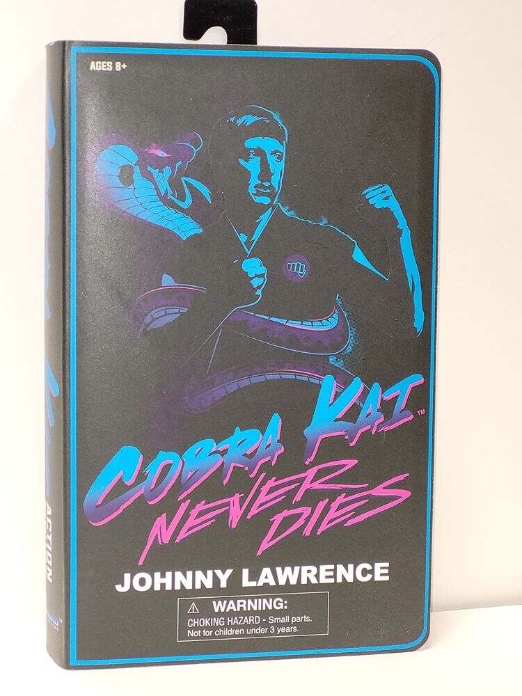 Cobra Kai SDCC 2022 VHS Package Johnny Lawrence 7 Inch Action Figure
