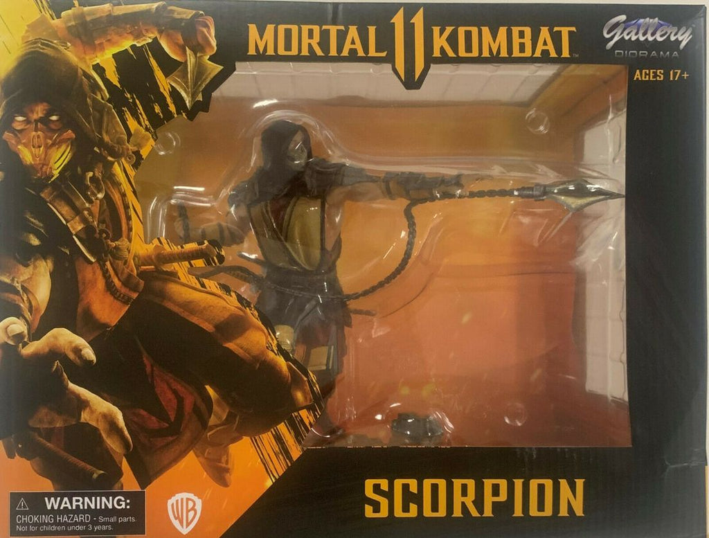 Mortal Kombat Gallery Scorpion 10 Inch PVC Diorama Figure - figurineforall.com